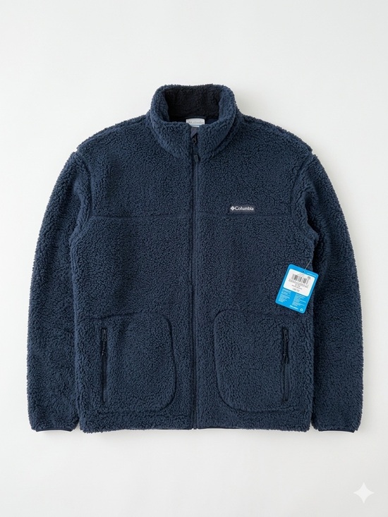 Columbia Other - Columbia Men's Navy Sherpa Full-Zip Jacket